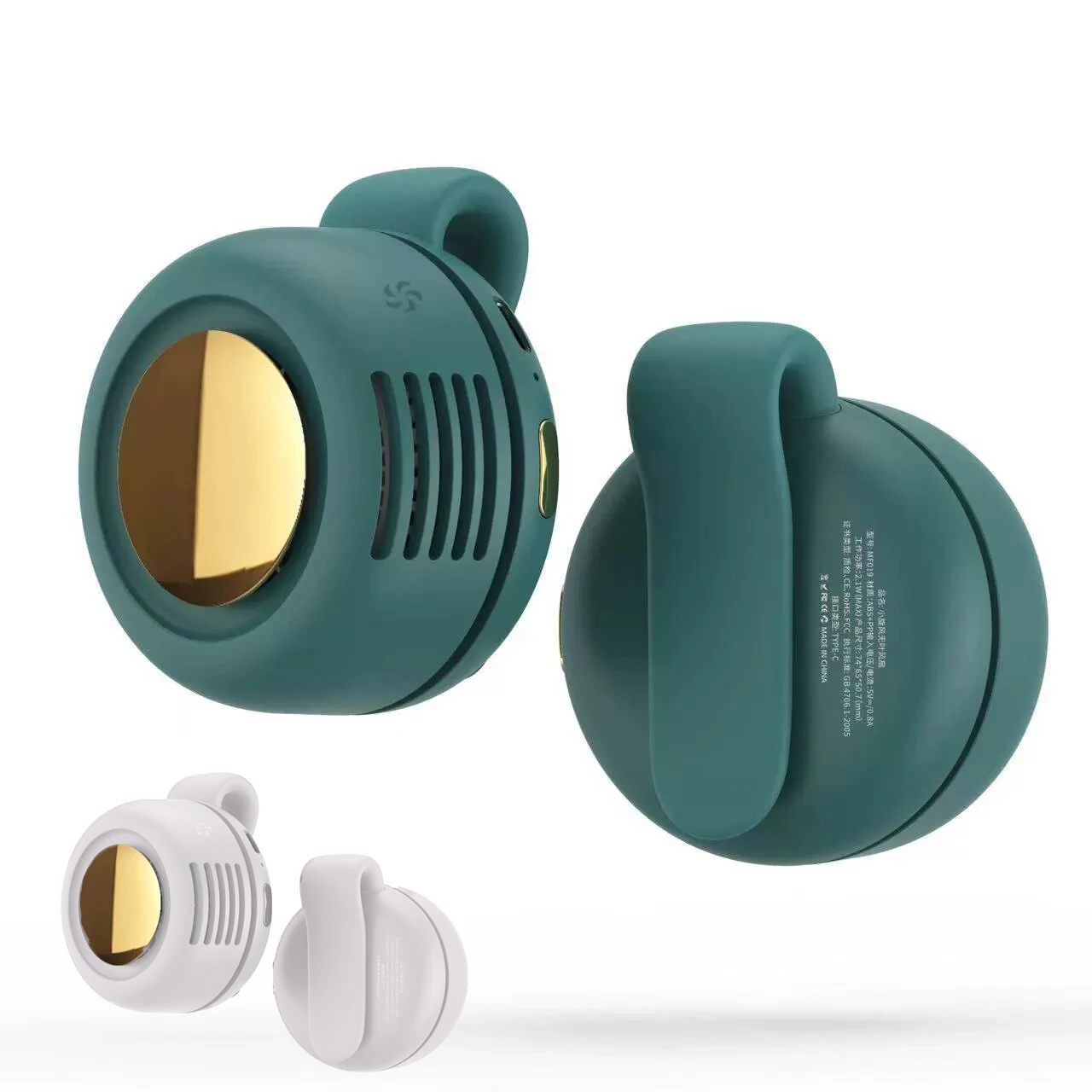 mini-fan-waist-hanging-convenient-silicone-waist-clip-fast-charging-360degree-rotating-wind-strong-three-speed-regulation-silent