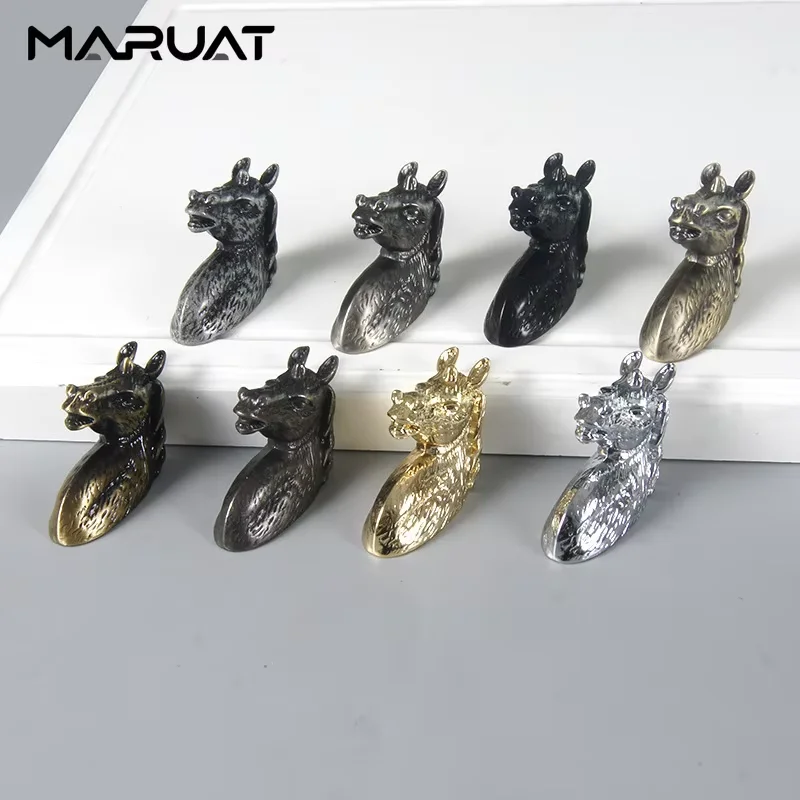 Animal Zinc Alloy Furniture Handles Kitchen Cabinets Storage Rooms Drawers Bedrooms Wardrobes Bookcases Dressing Table Handles