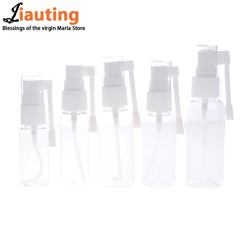 Oral Spray Bottles Plastic Empty Container Medical Water Spray Liquid Mist Atomizer Cosmetic Container Portable