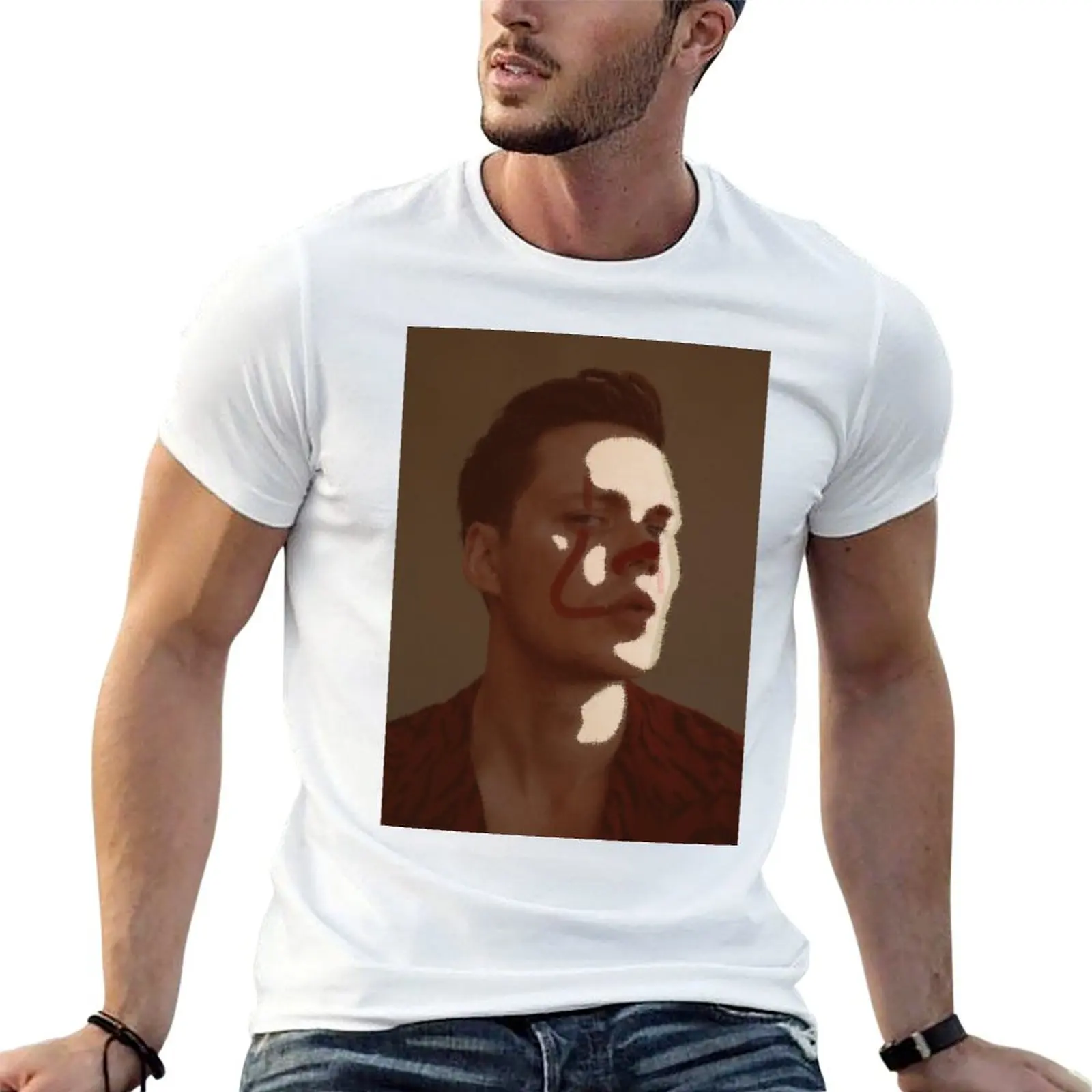

Bill Skarsgrd T-Shirt t shirt custom print man t shirt heavy cotton T-Shirt
