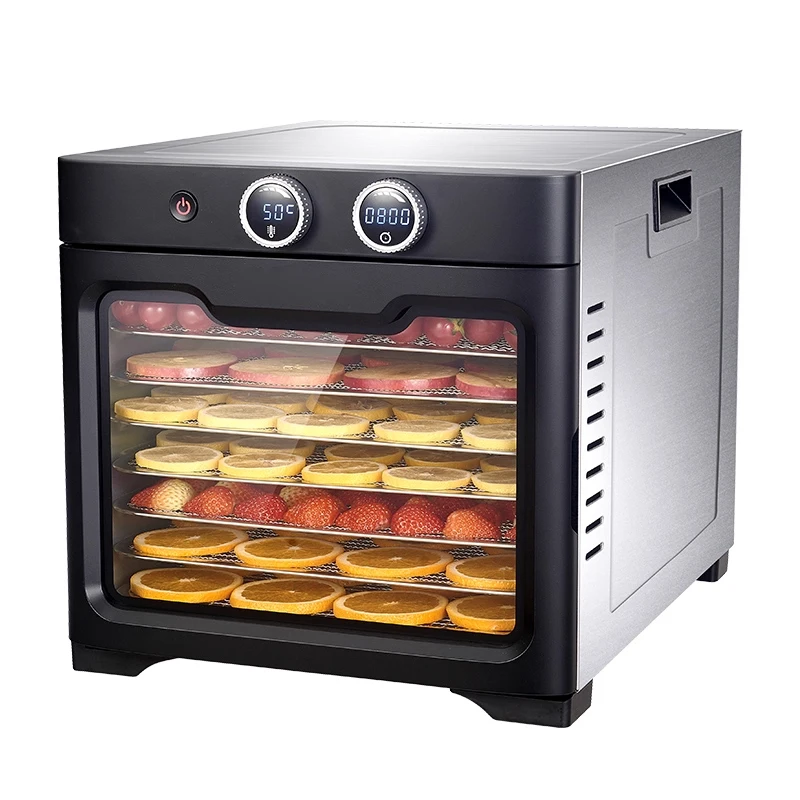 

Многофункциональная бытовая сушилка для пищевых продуктов из нержавеющей стали, коммерческая сушилка для обезвоживания фруктов, овощей и мяса, маленькая сушка для фруктов