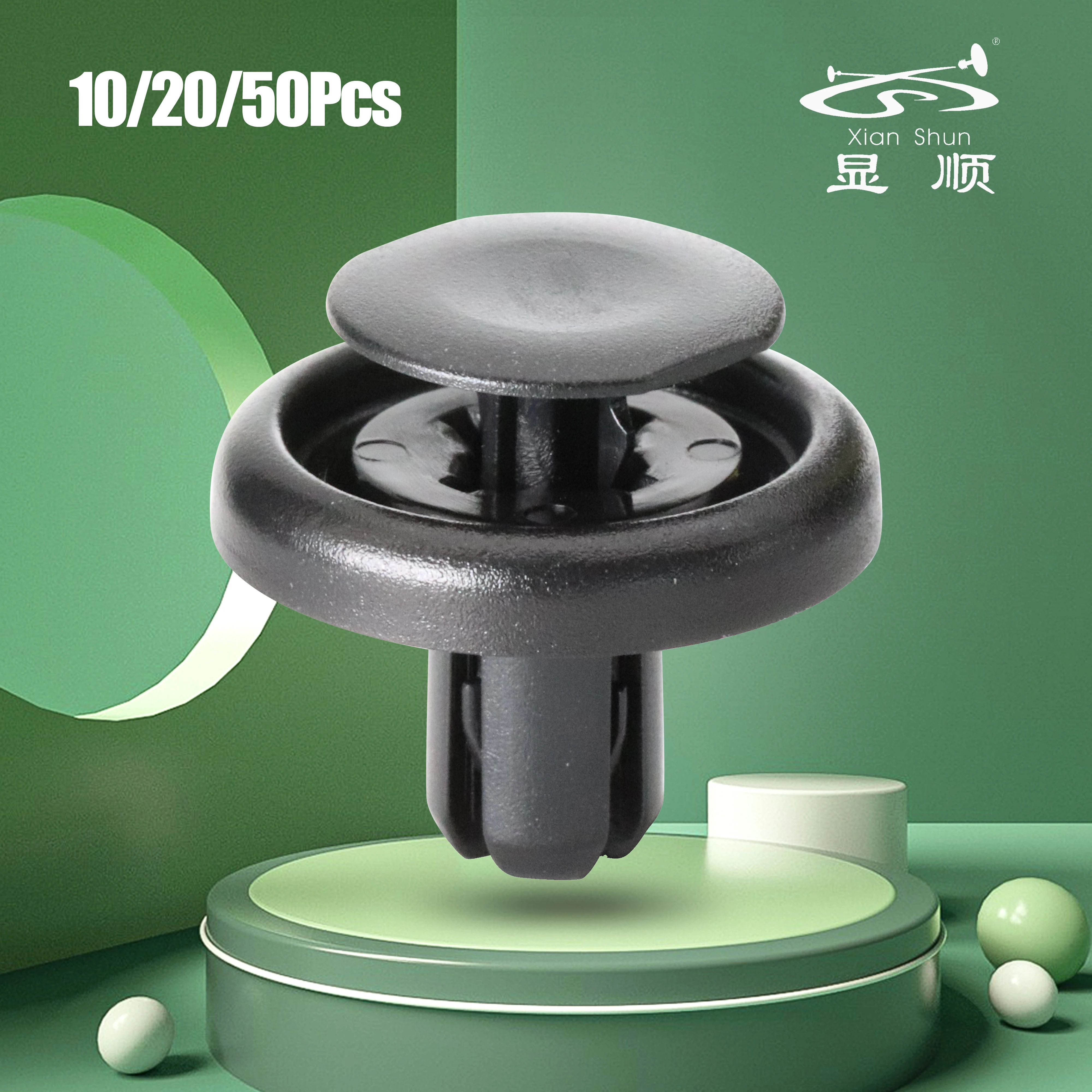 10/20/50Pcs Black POM Floor Attachment Interior Replacement Parts Car Fastening Clips For Toyota 9046707215 90467A0037