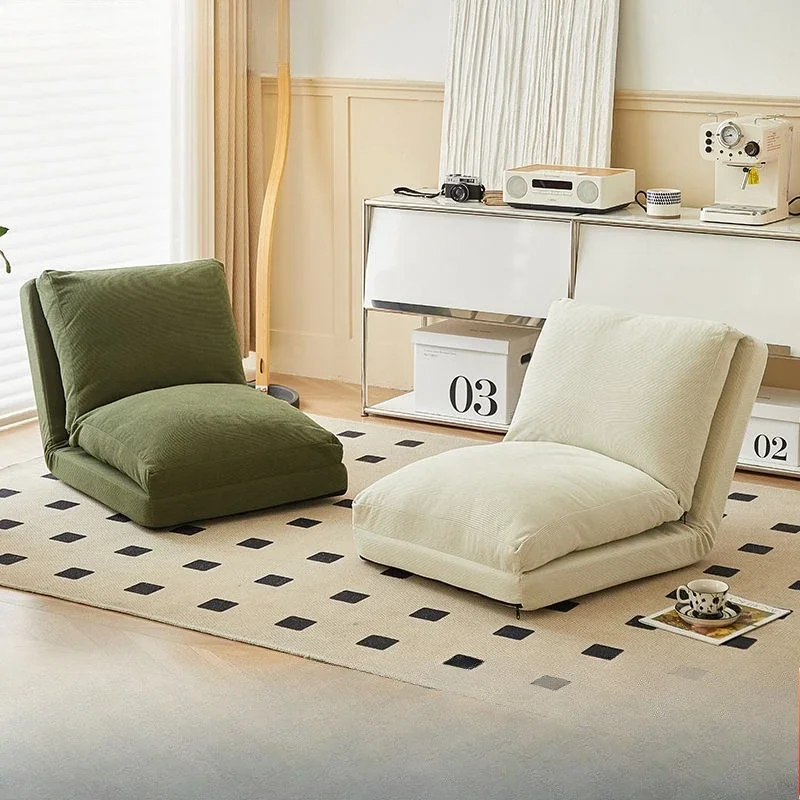 

Lazy sofa, tatami single chair, reclining and removable washable, small-sized living room, bedroom, foldable small sofa bed