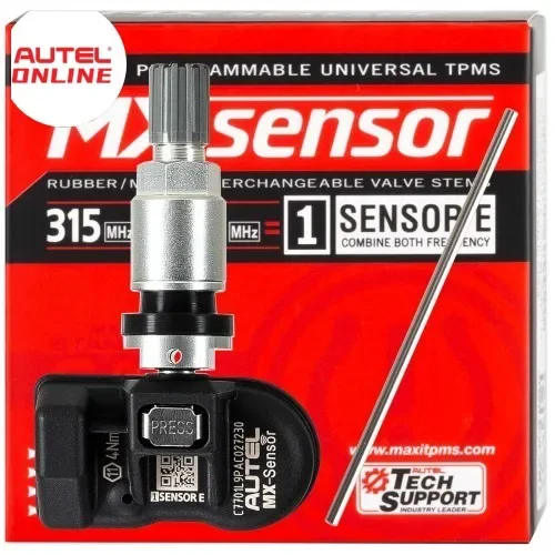 1PCS Autel TPMS MX Sensor 315MHz 433MHz Sensor 2in1 Clone-able Sensors For TS501 TS508 Tire Pressure Monitoring Tool