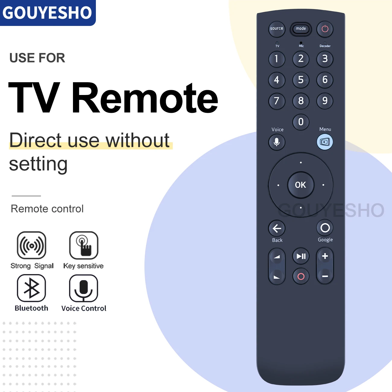 

New Voice Remote Control RC3662802/01BR for Canal Digital OnePlace S70CDS AG11 22 Dropsh fjernkontrolle