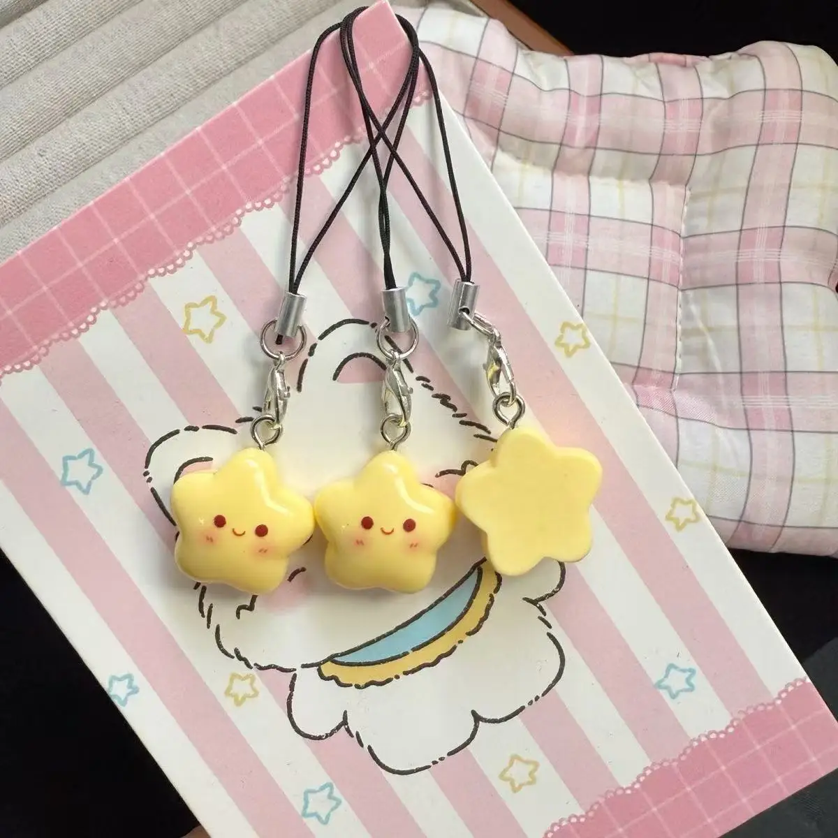 Mobile Phone Straps Pentagram Cute Lanyards Rope for Phone Lanyard Friend Gift Mobile Pendant Phone Charm Strap