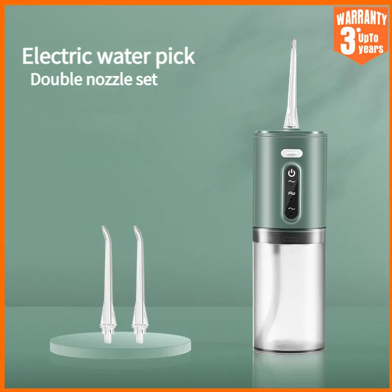 Electric Toothbrush for Efficient Oral Care, USB Rechargeable Water Jet Drill Toothpick 3 Modes IPX7 High-frequency