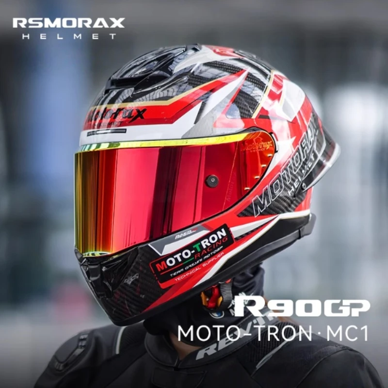 Motorax Morex R50s PRO Motorcycle Gray Helmet Men's and Women's One Piece Full Helmet Motorcycle Universal for All Seasons
