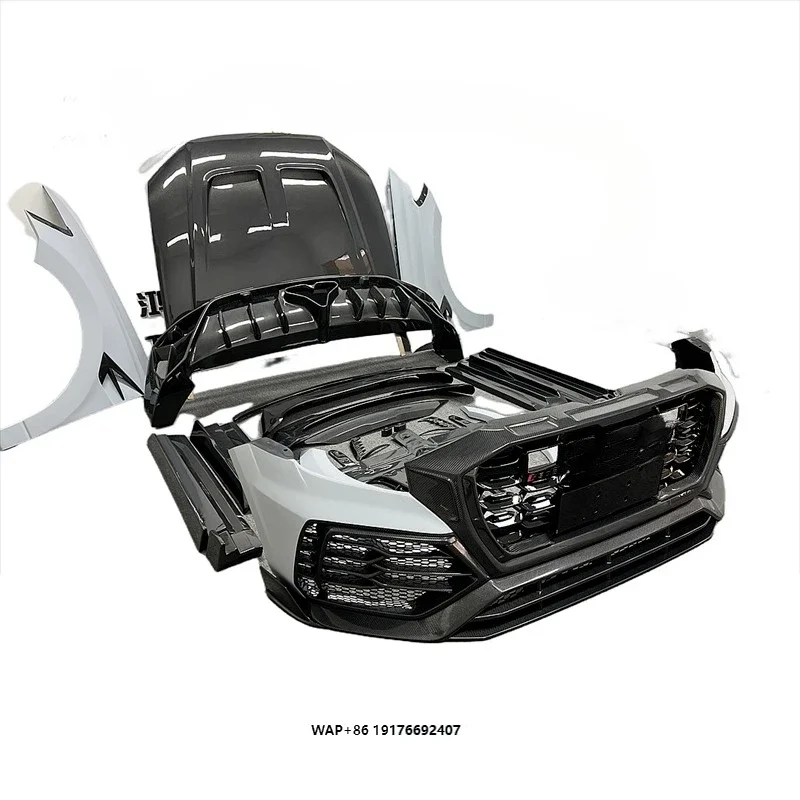 Carbon Fiber Wide Body Kit for Q8 RSQ8 Upgraded MSY Style Front Rear Bumper Hood Fender Side Skirt Spoiler