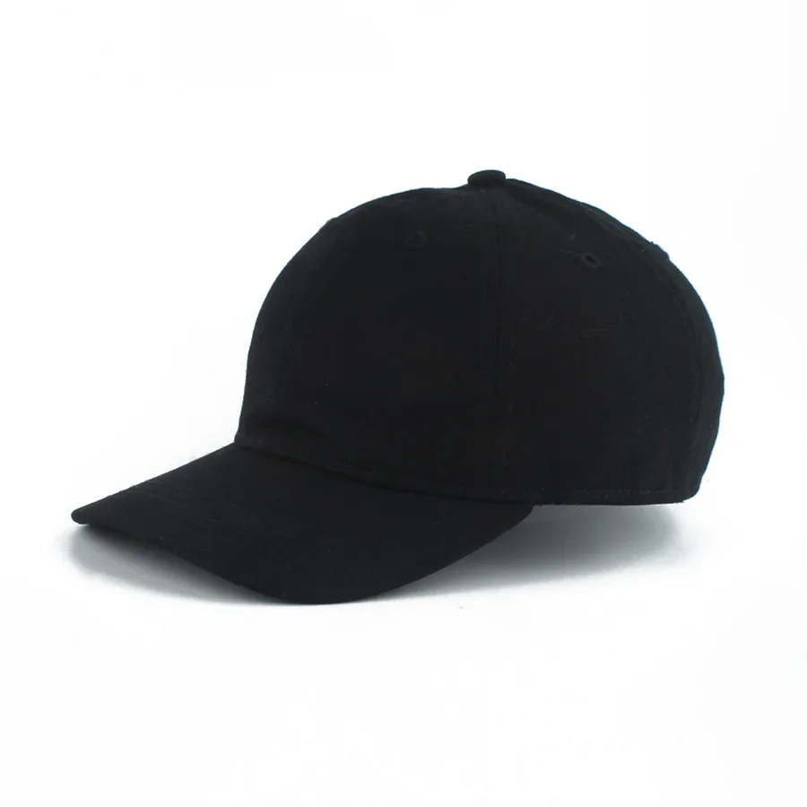 Benutzerdefinierte Logo Baumwolle Baseball Cap Unisex Soft Top Solide Plain Snapback Hut für Kinder Jungen Mädchen Outdoor Hip Hop Dance Sonnenblende