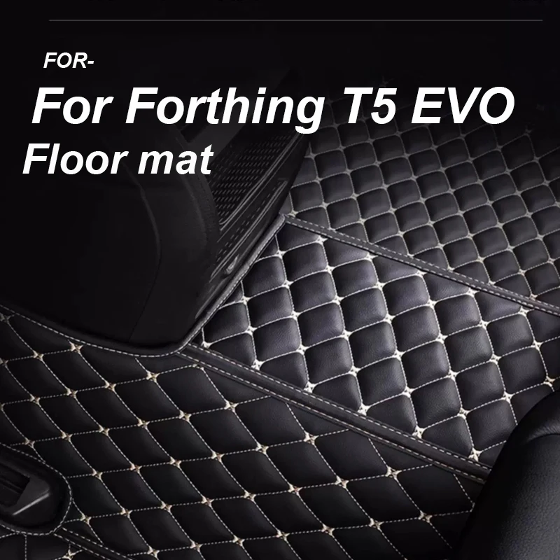 

LUXURY Car Floor Mats For Dongfeng Forthing T5 EVO 2021 2022 2023 Custom Foot Pads Automobile Carpet Cover Interior Accessories