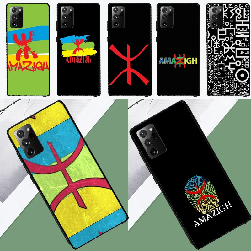 Amazigh Symbol Berber Academy Case For Samsung Galaxy S20 FE S21 S22 S23 Ultra Note 10 20 Ultra S8 S9 S10 Plus Cover Coque