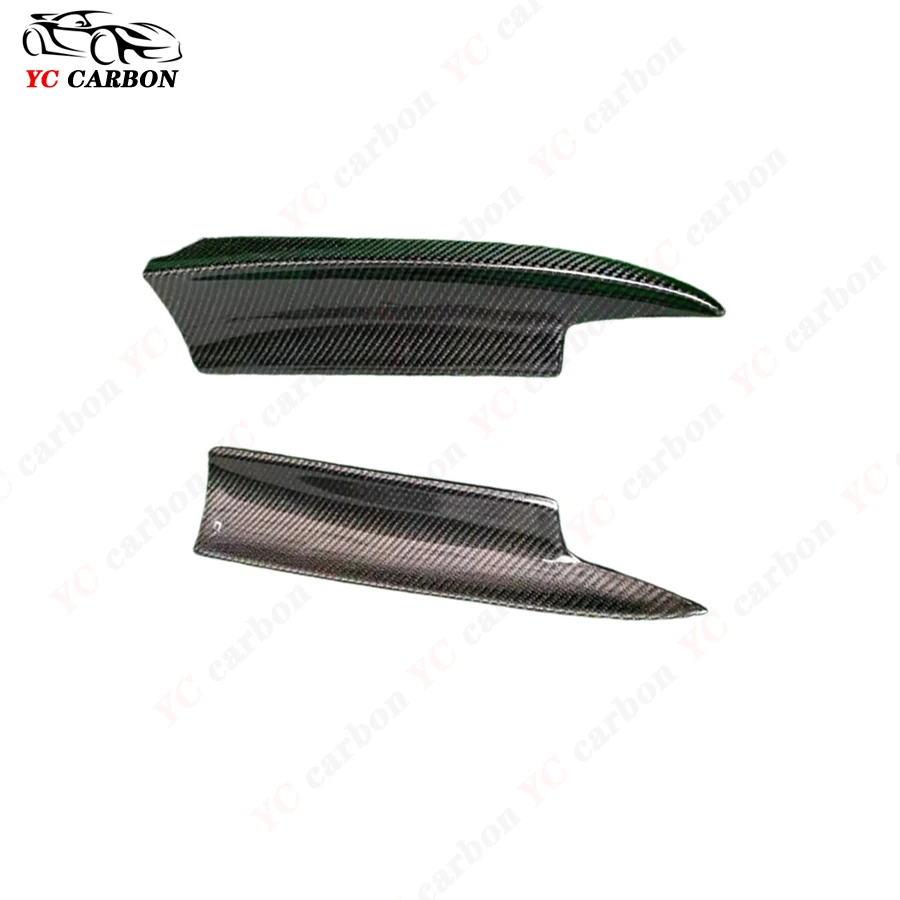 For Mercedes Benz CLA Class W117 CLA200 CLA260 carbon fiber Behind wrap angle  carbon Front Bumper protection Rear Splitter