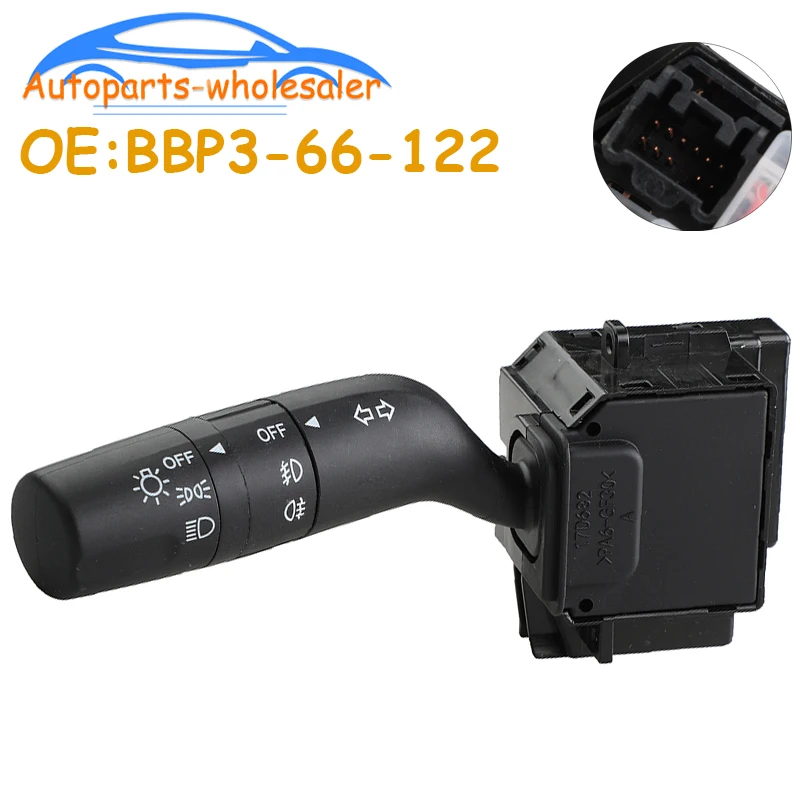 Interruptor de faro de señal de giro de coche BBP3-66-122 BBP366122 para Mazda 3 Mazda3 BL 2008-2012 2009 Mazda 5 Mazda5 CW 2011-2015