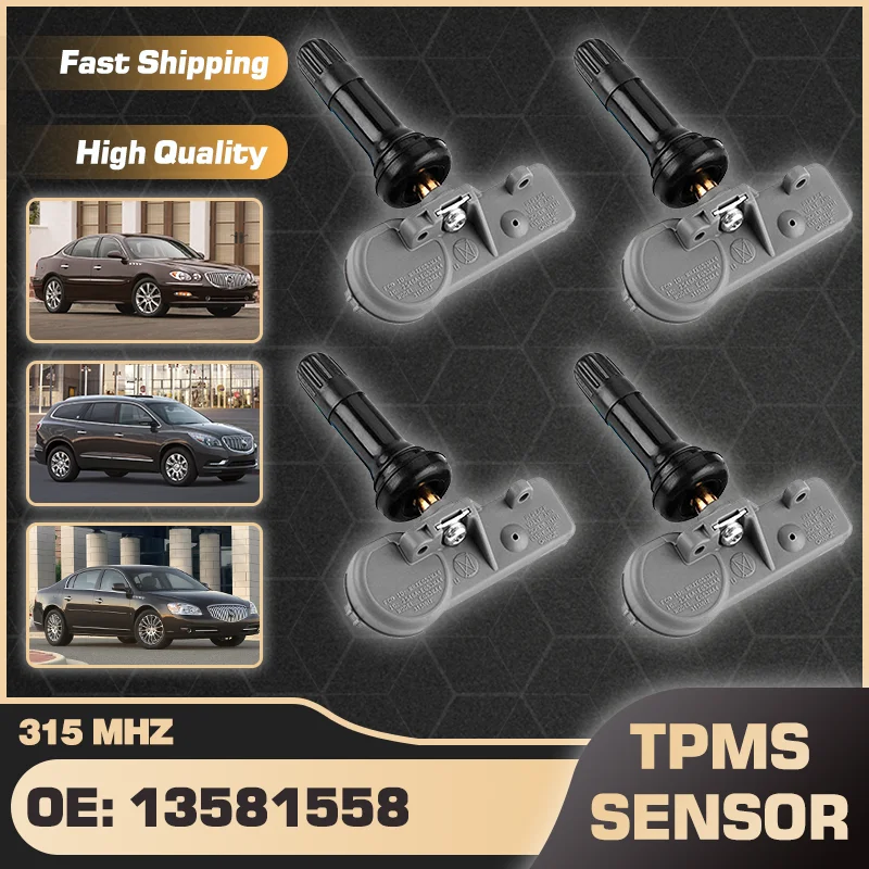 

315 MHZ Tire Pressure Sensor For Buick Allure 2008 Buick Enclave 2009-2014 Buick LaCrosse 2009 Buick Lucerne 2007-2011 13581558