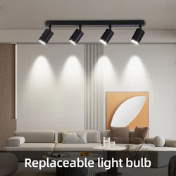 220V LED Spot Lights Home Decoration Ceiling Lights GU10 Adjustation Sport Lighting For Bedroom Kitchen 3 Color Track Lighting