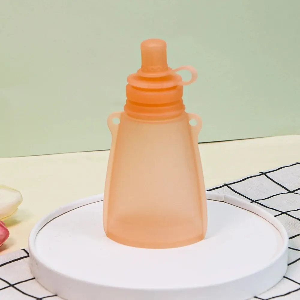 1 Silicone Breast Milk Storage Bag Storage Bag Portable Reusable Milk Storage Bag Can Be Frozen Storage Fruit Puree Bag