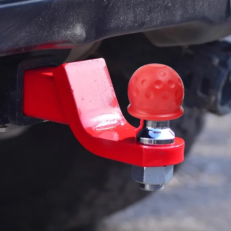 1/2pcs New 6X5.5CMTow Bar Ball Cover Cap Trailer Ball Cover Tow Bar Cap Universal Hitch Trailer Towball Protect Car Accessories