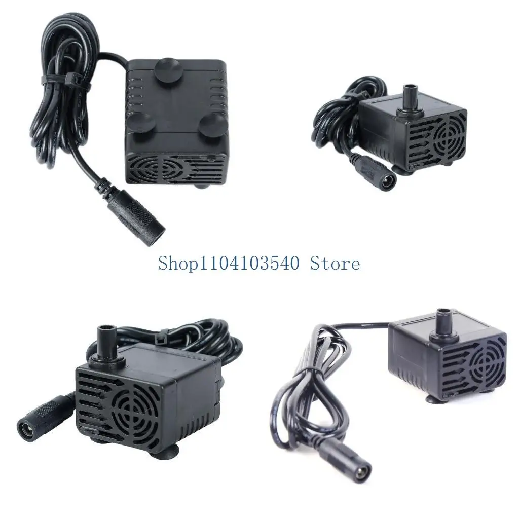 

02DC ультра тихий для постоянного тока 9 В 12 В 500 л/ч 4-5 Вт погружной водяной насос солнечный бесщеточный двигатель