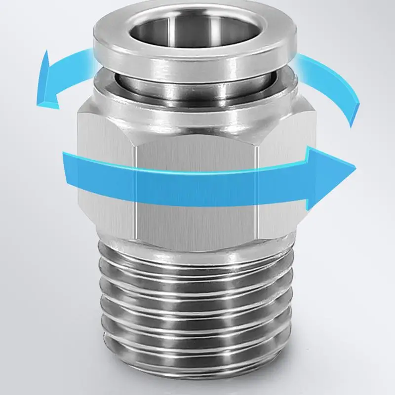 8 PCS NPT Connector Air Hose Compressor Fitting Quick Connectors Coupler Quick Release Fitting