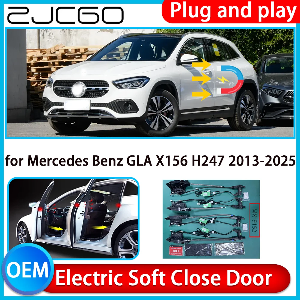 

for Mercedes Benz GLA X156 H247 2013-2025 Auto Pull Car Soft Close Kit Door Power Latch Electric Door Catch Soft Closing Assist