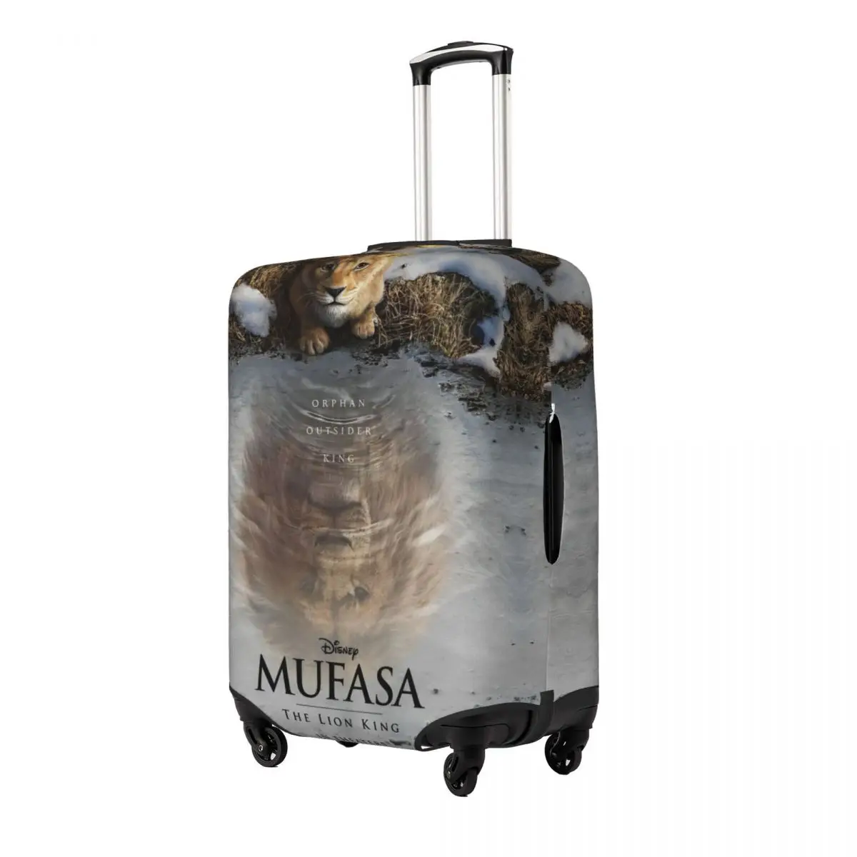 Mufasa The Lion King Suitcase Cover Travel Protection Vacation Practical Luggage Case