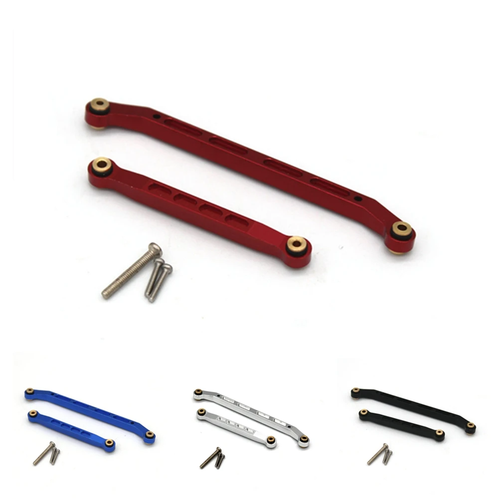 Metal Steering Tie Rod Link, Peças do Carro Vermelho para FMS EAZYRC RocHobby Toyota FJ Cruiser Patriot Katana K10, 1:18 FMS