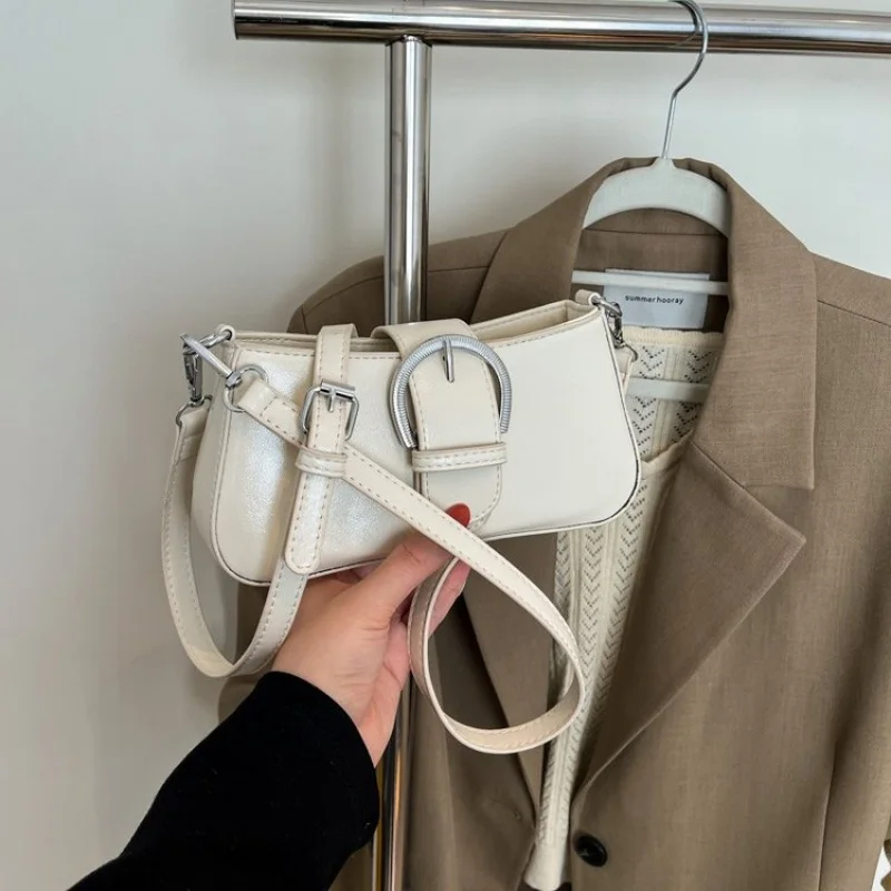 

Popular Classic Leather Women's Handbag High-End Luxury Brand Trendy Elegant Vintage Daily Bag