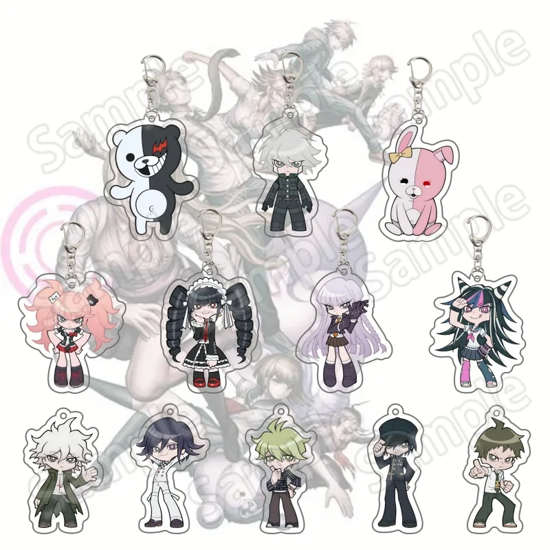 Новый-акриловый-брелок-шарм-по-аниме-danganronpa-v3-2026-с-персонажами-Нагито-Комаэда-Кокичи-Ома-Чиаки-Шуичи-Кёко-Дзюнко-Монокума-Подарок