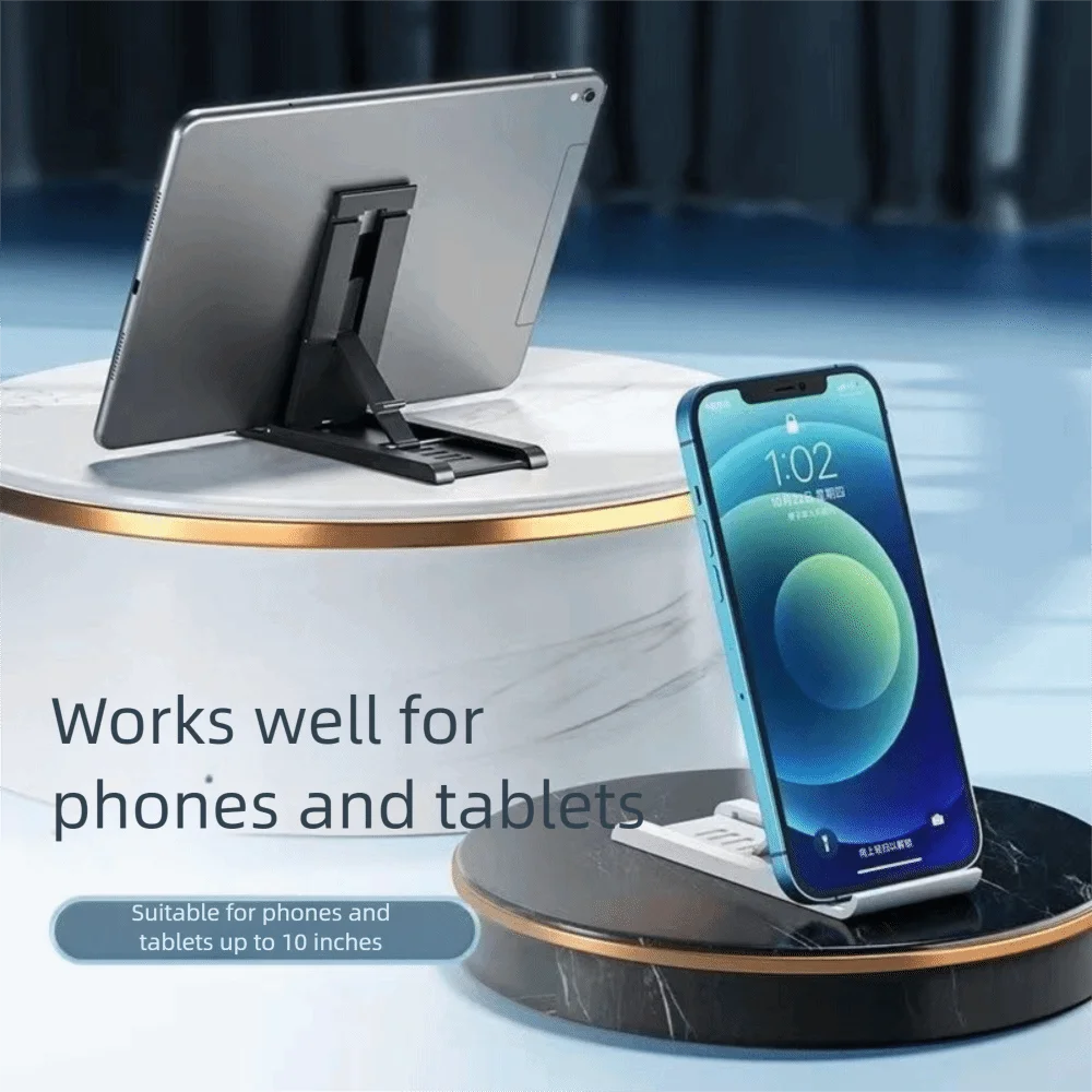 حامل هاتف عالمي قابل للتعديل وقابل للطي وحامل هاتف مكتبي محمول لهاتف iPhone 13 Pro Max لأجهزة iPad وXiaomi