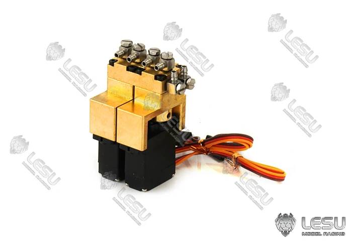 LESU RC 1-7 Kanal Hydraulisches Maßstabsmodell-Umschaltventil für RC-Bagger, Radlader, Muldenkipper Zubehörteile Y-1537 – Detail 8