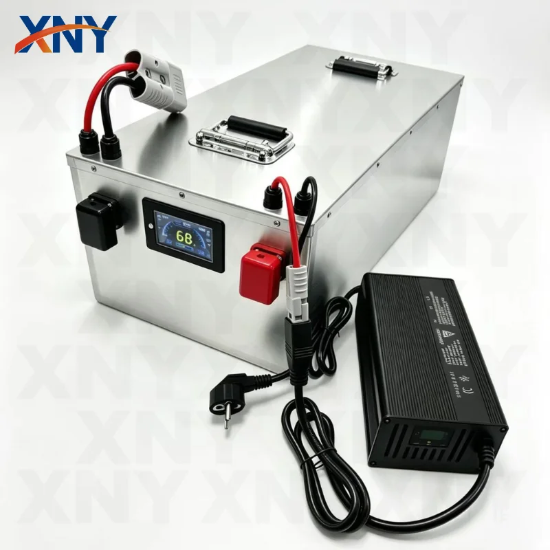 Lifepo4 Lithium Battery Pack 48V 60V 100Ah 150Ah 200Ah 300Ah with Bluetooth BMS for 5000W 8000W 10000W 12KW Golf Cart 100A 200A
