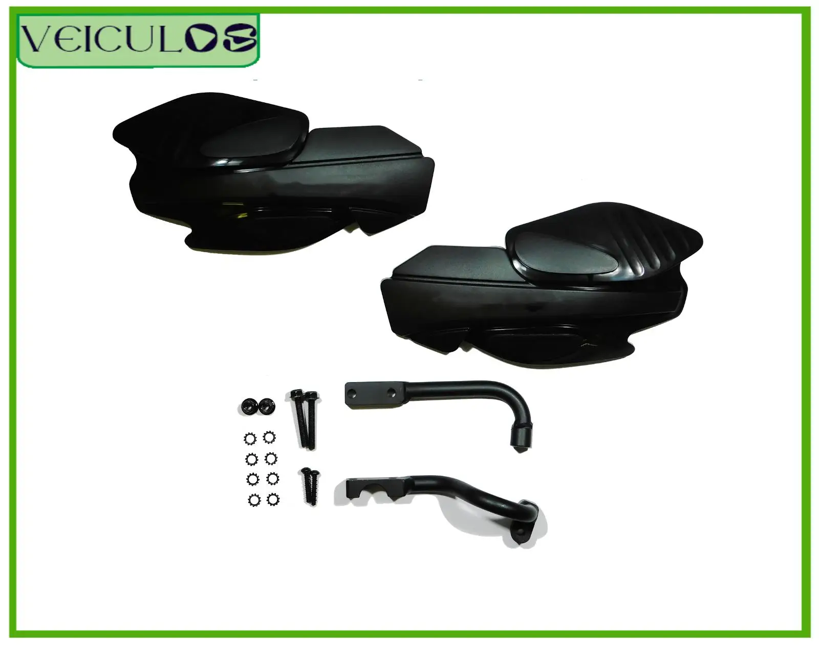 Black Motorcycles Hand Guard e Bracket Kit, Assy P85 para 2013-2024 Polaris Sportsman 800 1000, Peças de Acessórios para Motocicletas, 1 Conjunto