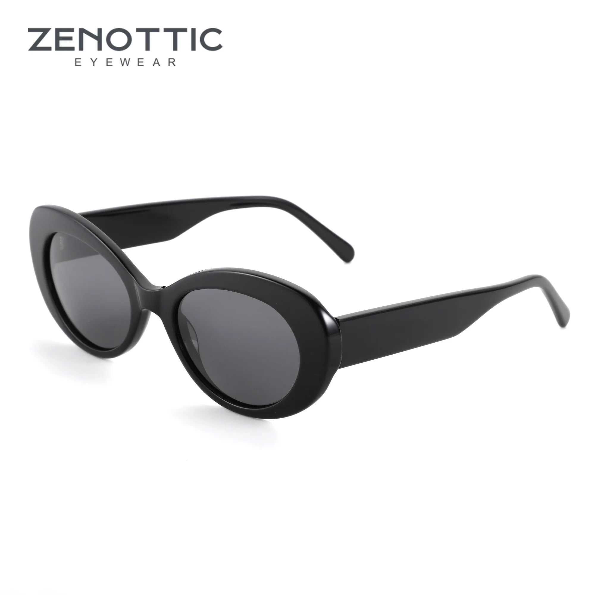 

ZENOTTIC Oval Acetate Polarized Sunglasses 2025 New Women Thick Frame UV400 Protection Sun Glasses for Ladies Shopping Gift