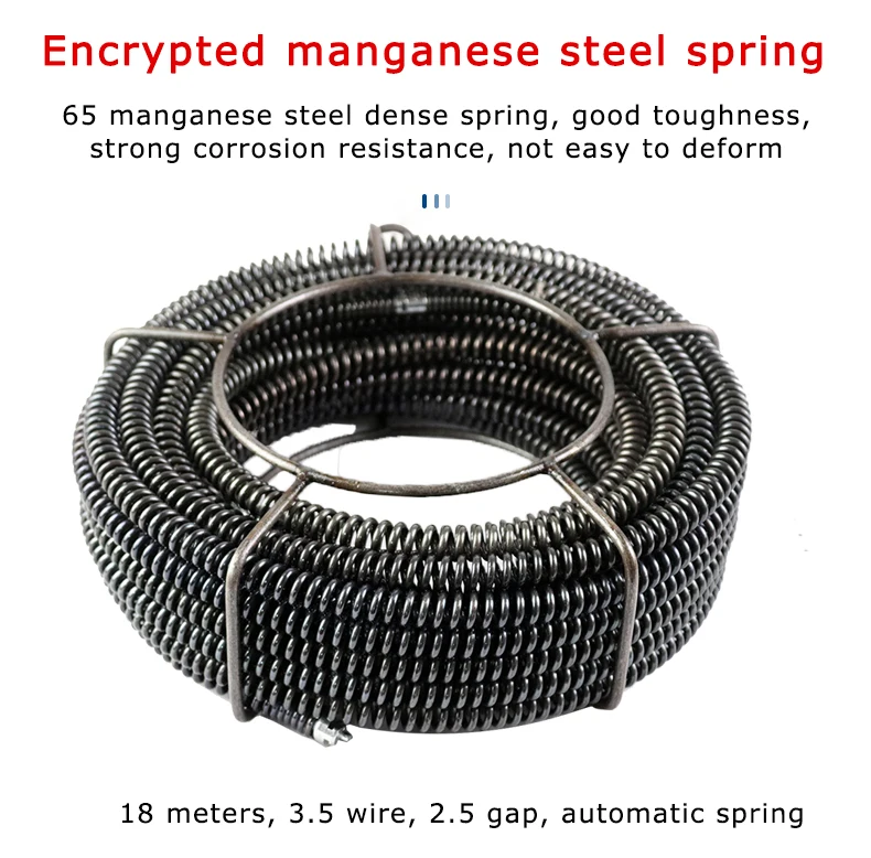 1800W Sewer dredging machine professional electric pipe dredging machine high-power pass tool toilet blockage