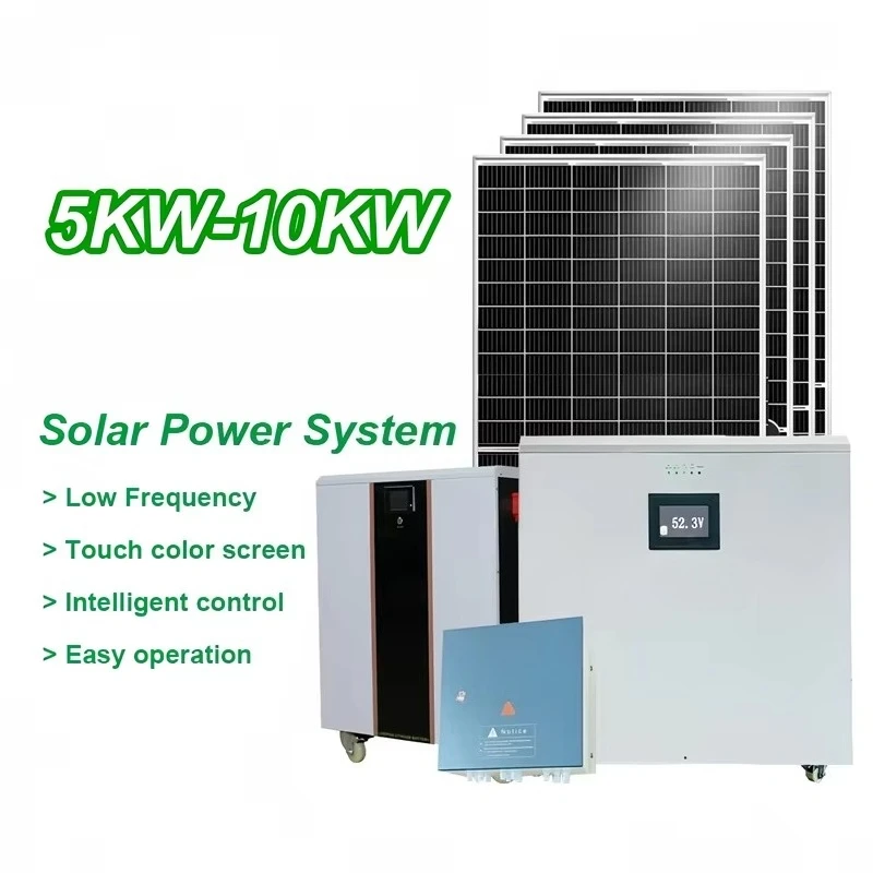 Complete Set Hybrid Solar Energy Storage System 10KW 15Kw Off Grid Hybrid Solar Energy Power System Kit for Home