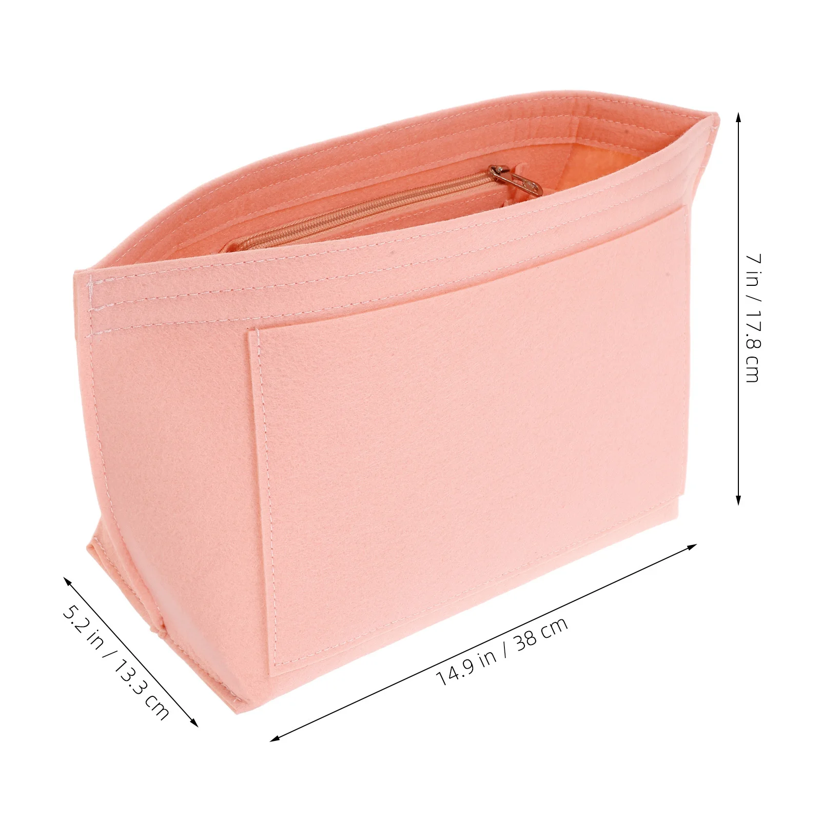 Multi-Compartiment Portemonnee Insert Organizer Vilten Tas Liner Voor Tote Handtas Opslag Houd Vorm Duurzaam Vrouwen Gift Tote Bag