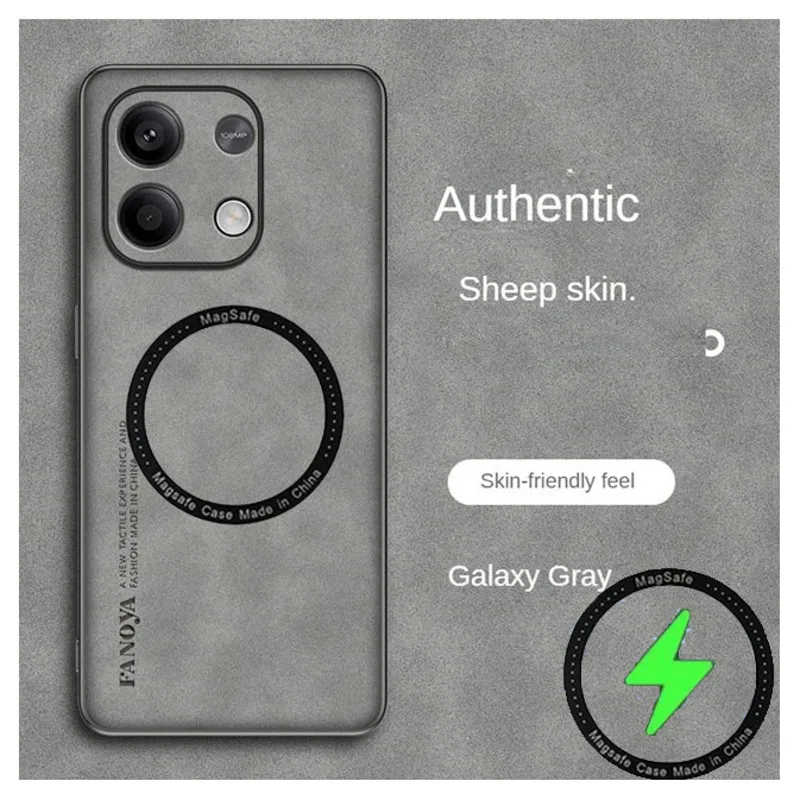 Magnetic Ring Sheep skin Phone Case For MOTOrola MOTO G75 Edge 50 Fusion X50 50 Ultra Pro Edge 40 50neo Shockproof leather Cover