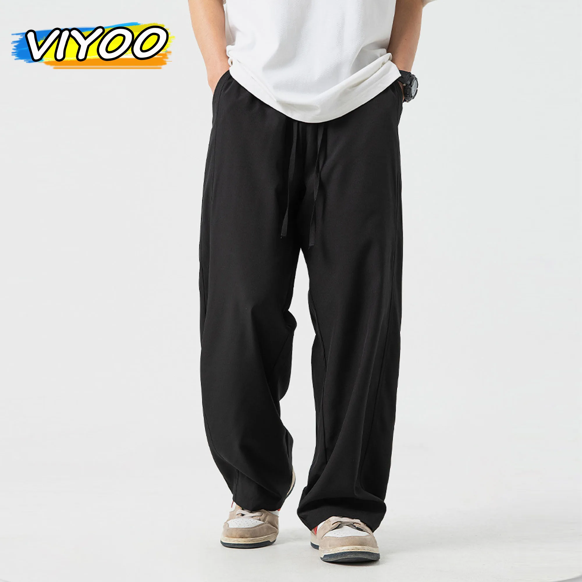 

Men's Women's Y2K Summer Ice Silk Casual Baggy Cargo Pants Sweatpannts Sports Jogging Jogger Track Pants Trousers For Men