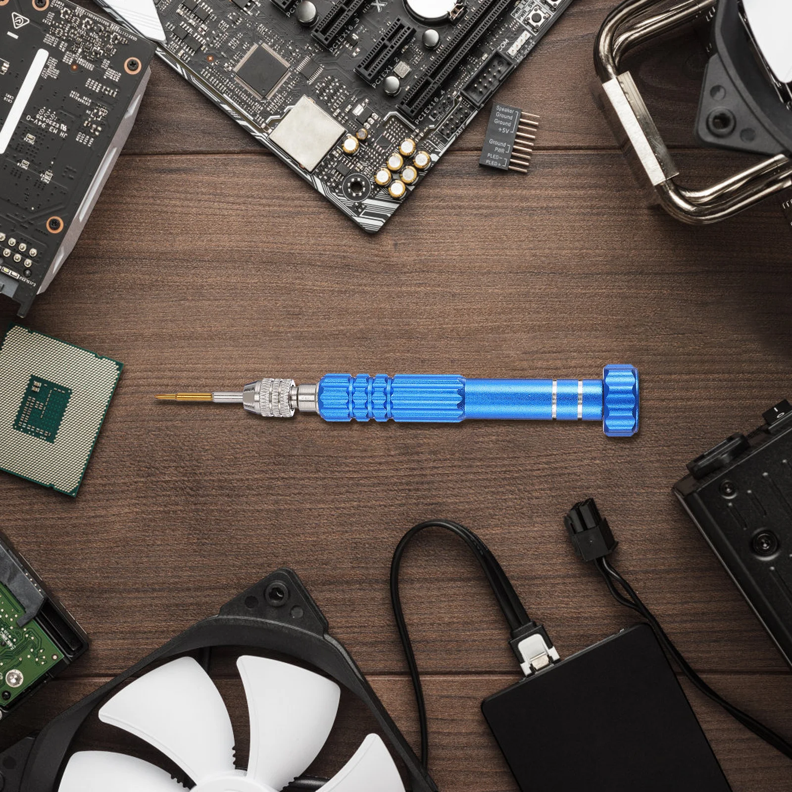 

1 set 1 Set 5-In-1 Screwdriver Kit Precision Phone Repair Tool Portable Handle Magnetic Bits For Mobile Electronics Hand Tools