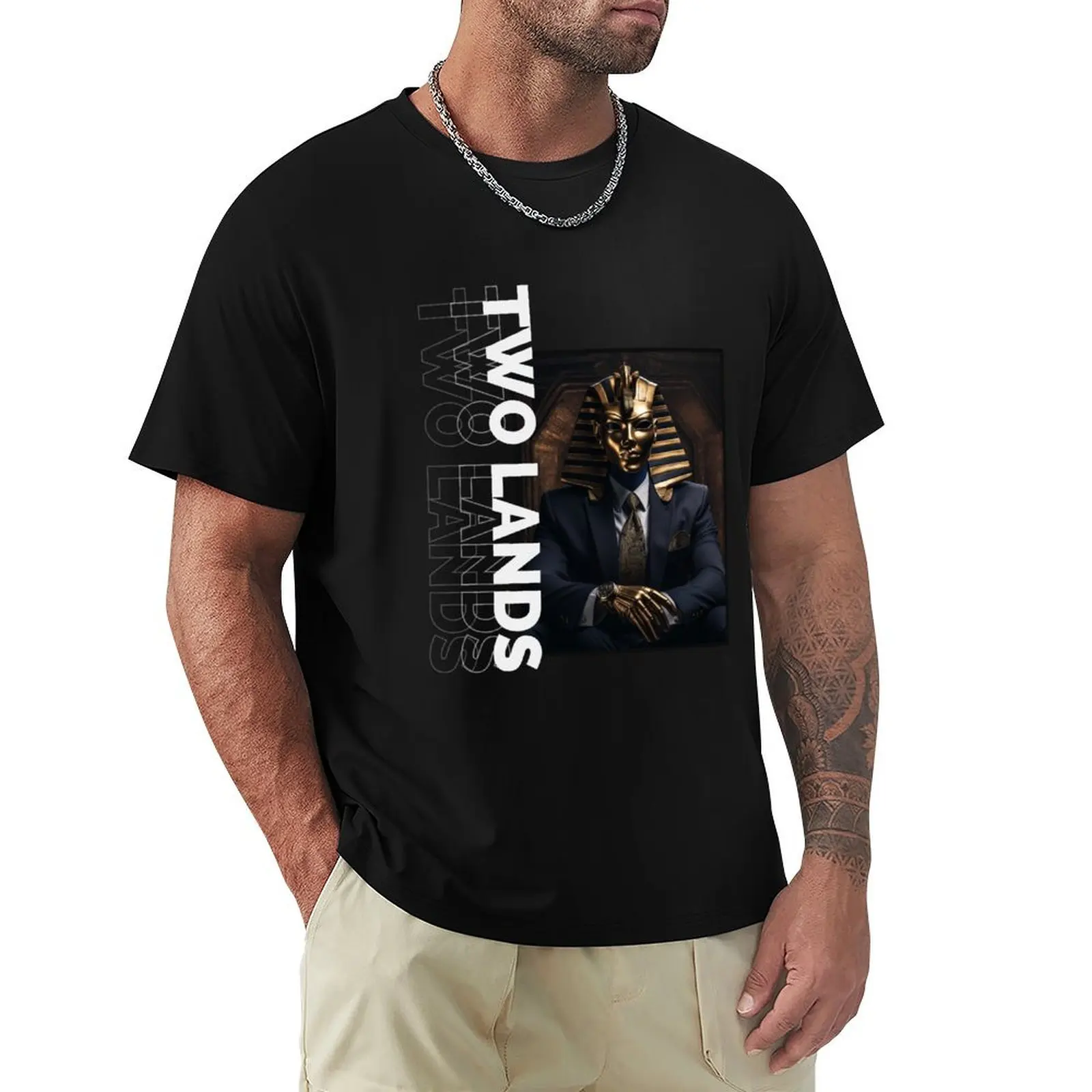 

Pharaoh in suit T-Shirt Casual Daily Wear Short Sleeve Top