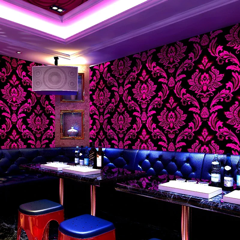 beibehang 3d flooring Coffee Pigment Color Hemp Wallpaper Office Restaurant Hotel Tea Room Clothing Store Gray Wall paper roll