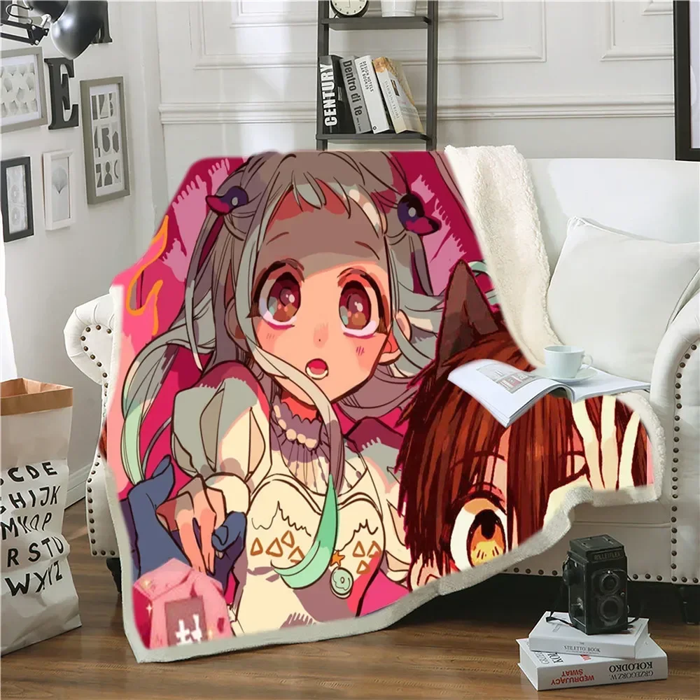 

Anime Toilet-bound Hanako-kun Blanket Soft Sofa Cover Throw Blanket Fleece Tapestry Lightweight Warm Bed for Bedroom Couch