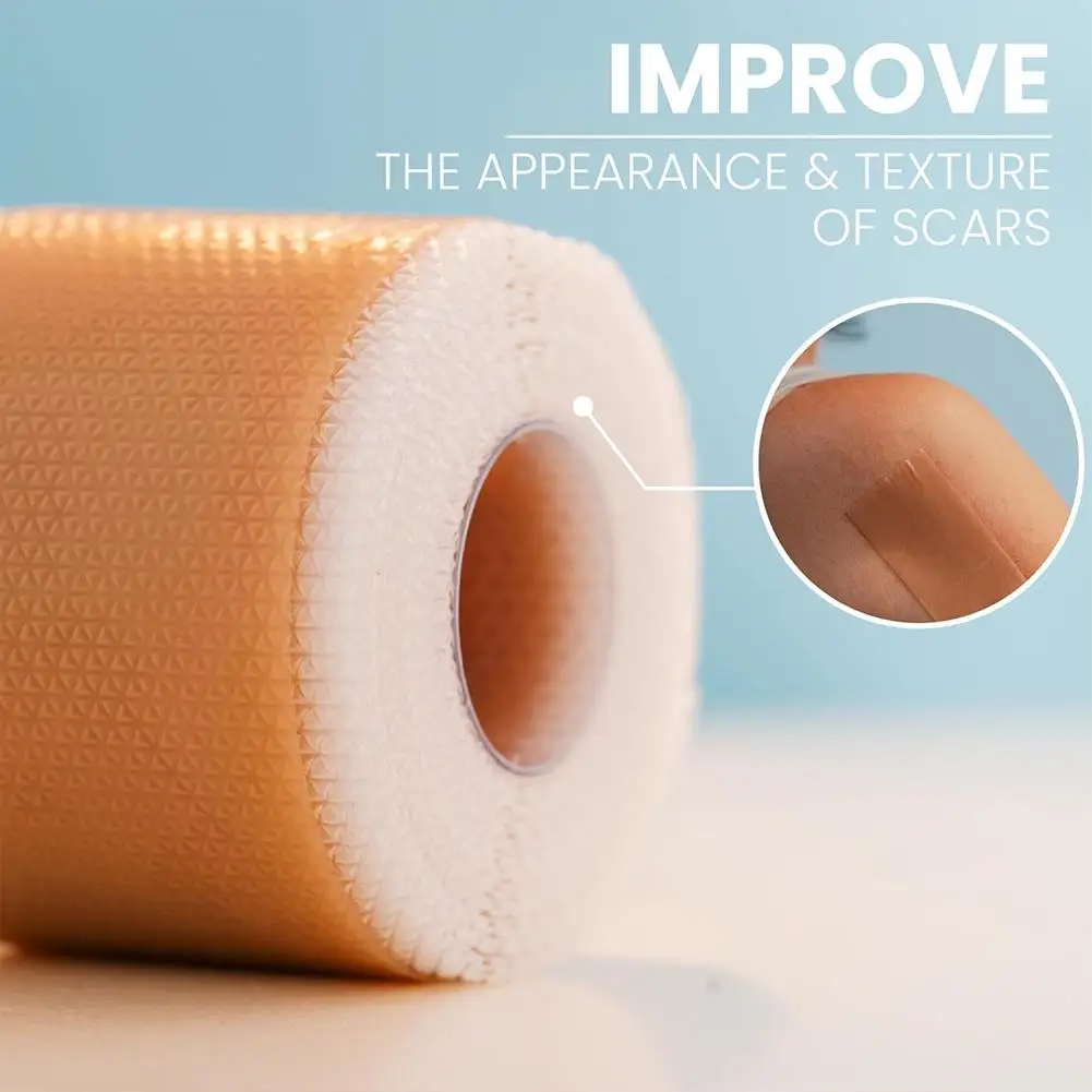 Silicone Gel Scar Sheet Patch Treatment Removal Tape Invisible Acne Trauma Burn Scar Cover Skin Repair Beauty