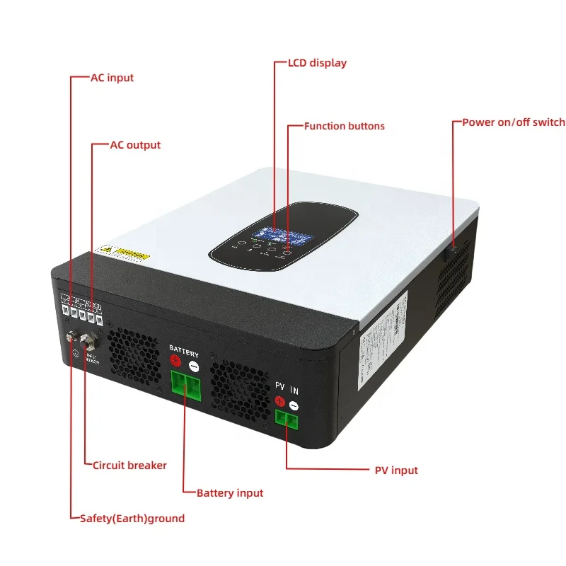 1000W 1500W 2200VA/1800W Off-Grid Solar Inverter DC12V Pure Sine Wave AC Inverter 60Hz 3200VA/3000W DC 24V-230V AC Inverter WiFi