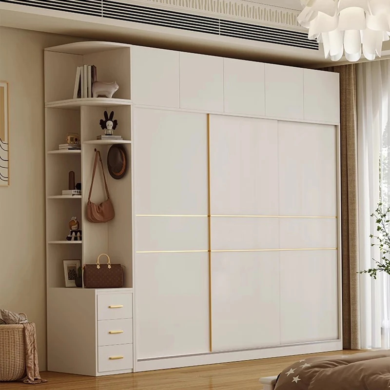 Organizer Room Wardrobes White Modern Luxury Free Shipping Display Cabinets Storage Apartment Armario De Ropa Salon Furniture