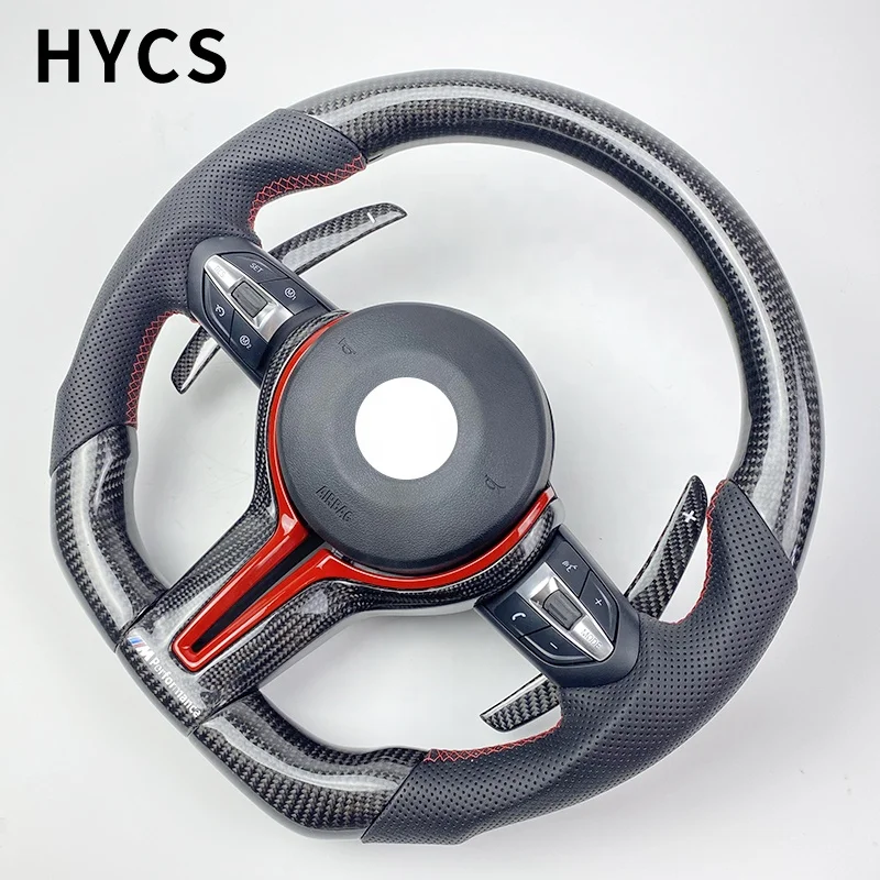 Suitable for BMW Steering Wheel F30 F10 3 Series 5 Series X5x6 Carbon Fiber Steering Wheel Customization