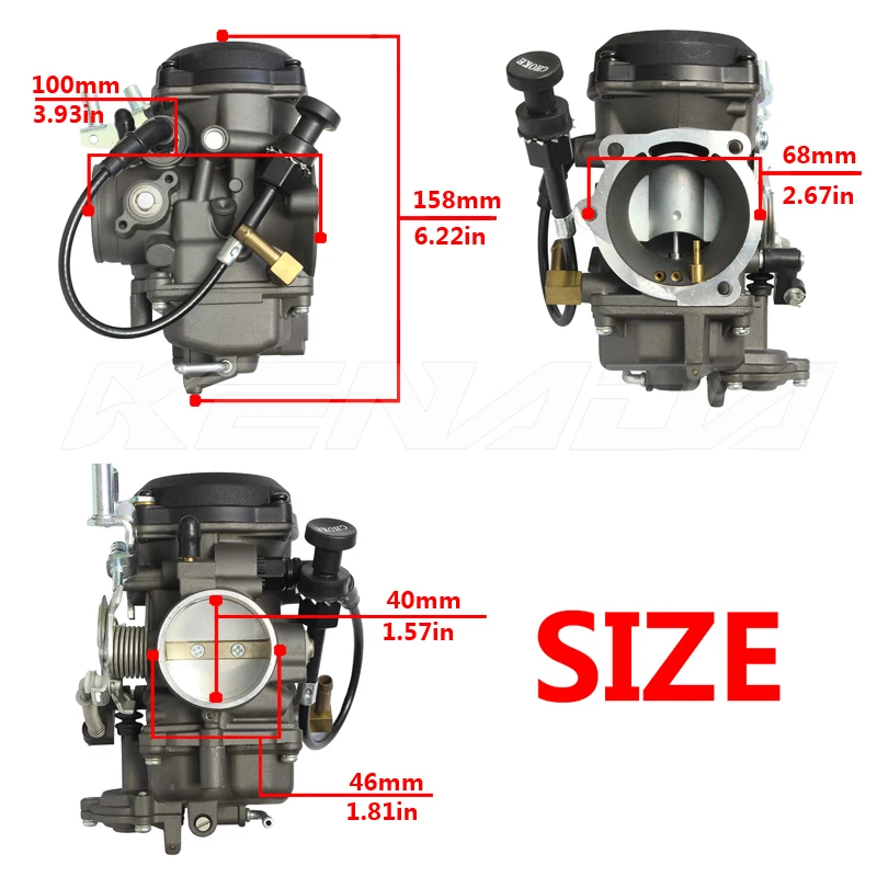 For Harley Davidson Sportster XL XLH 883 1200 Softail Touring Dyna Road King Carb 27421-99 Carburetor CV40 Motorcycle Carb 40mm