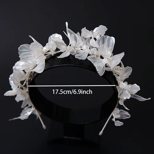 Imagen 2 del producto Tocado de novia, diseño Original, diadema con cuentas de cristal, accesorios para el cabello de boda