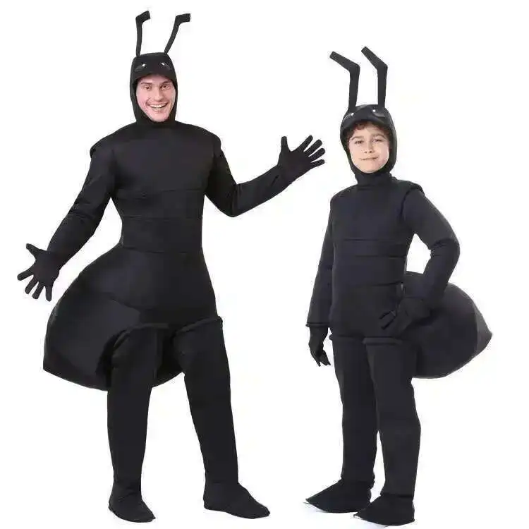 

Children's Day Halloween School Stage Performance Adult Children's Insect Black Ant Role Playing Cosplay Costume